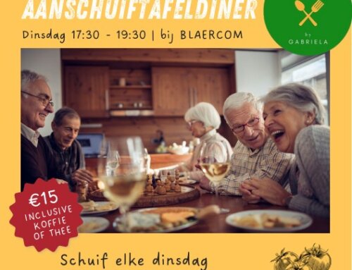 Elke dinsdag: aanschuiftafel van Gabriela!